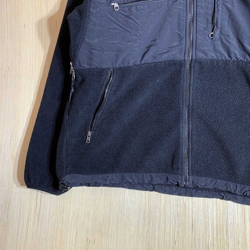 Vintage The North Face Sweater Large Black Long Sleeve Men's Zip Up Denali - Picture 7 of 15